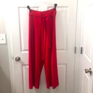 NWT - Red Flared Business Casual Pants